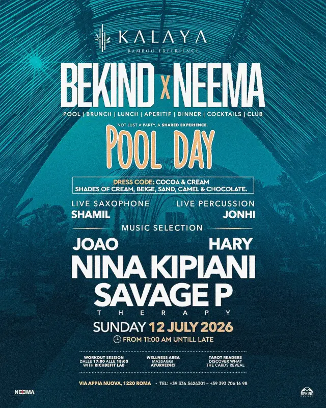 Serata BeKind a Roma — 2026-07-05